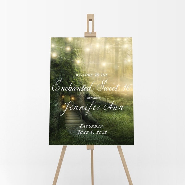 Enchanted Welcome Sign Download