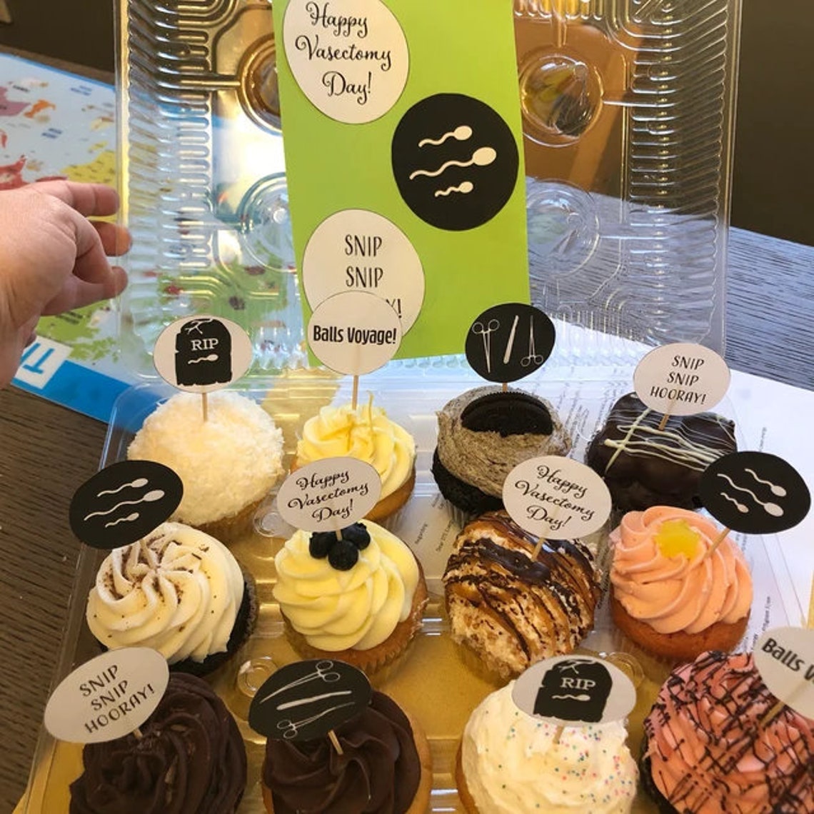 Vasectomy Cake Topper Printable Etsy