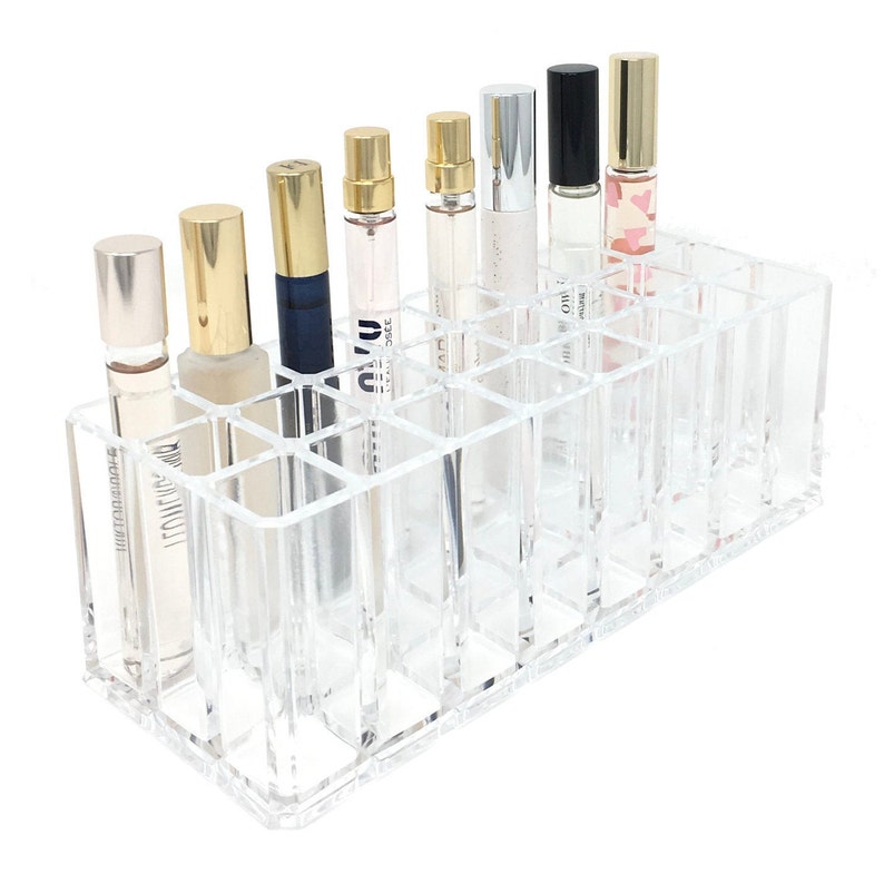 Acrylic Rollerball Perfume Organizer Beauty Scent Holder 24 Etsy