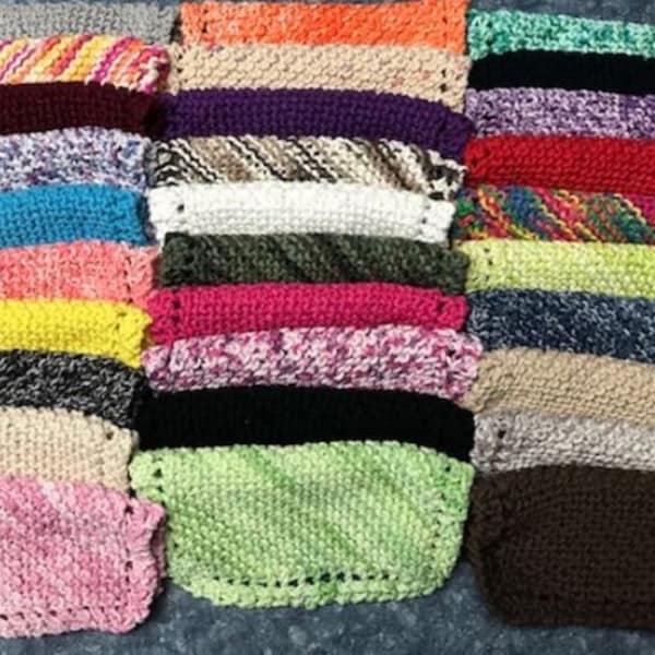 Hand Knitted Eco-Friendly Dish / Wash / Spa Cloths (Free Shipping)