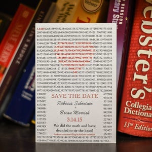 Pi Day Save the Date