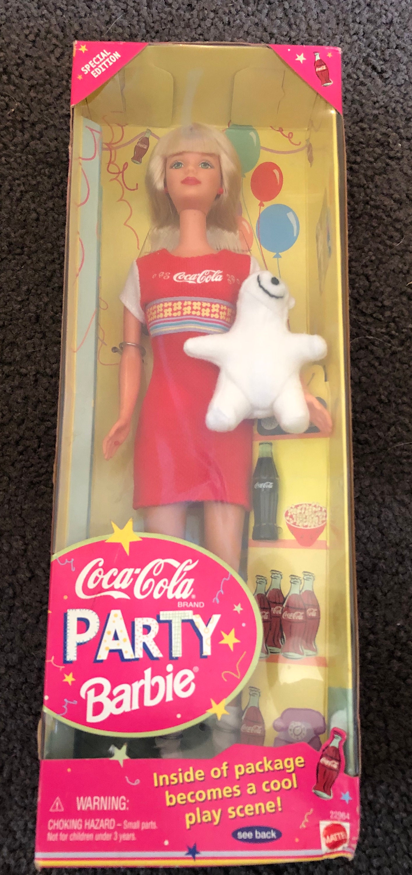 Vintage Coca Cola Party Barbie Doll in Original Box - Etsy