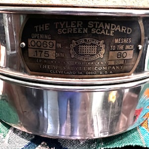 Vintage Tyler Standard Screen Scale .0069 in, .175 mm Meshes To The Inch 80