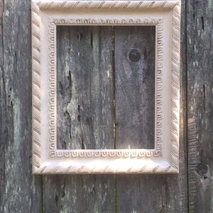 HAND Painted 16x20 Openback Wood Ornate Frame, Handmade Home Decor Gift, Picture Portrait Wedding Baby Family, Artisan Wall Gallery Display