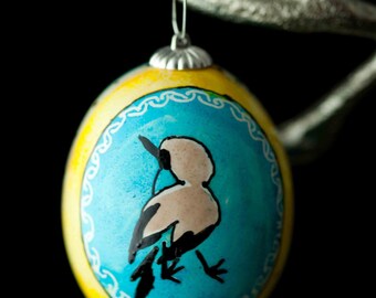 Gorrión - Just Breathe Real Egg Estilo ucraniano Pysanky Chairty Donación
