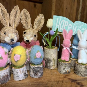 Collectie paasinzetstukken: bloemendecor lente