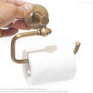 Antique brass kitchen roll holder 2025