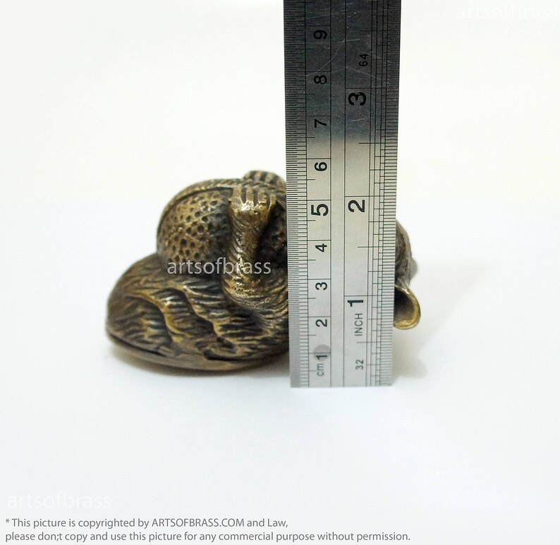 Vintage Squirrel With Nuts Solid Brass Bottle Opener Antique Etsy