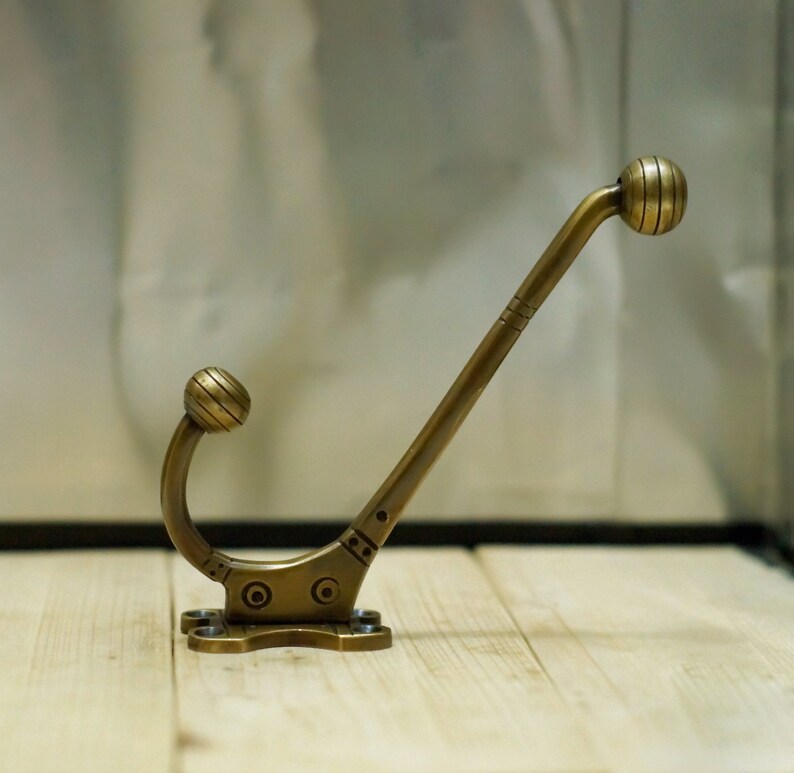 Lot of 2 Pcs Vintage HOOK BALL ROUND Strong Solid Brass Etsy UK