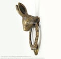 VINTAGE Solid Brass Bunny Rabbit Door Knocker Detailed with door knocker Hit protector JBK1757 product logo