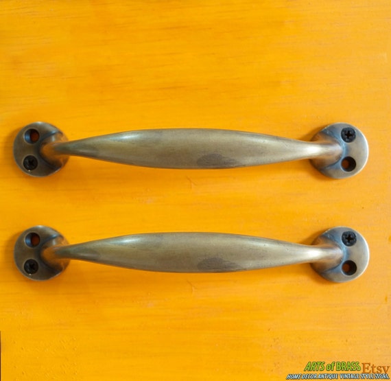 Lot of 2 pcs 5"inches Antique Strong RETRO SMOOTH Cabinet Drawer Handle PULLS