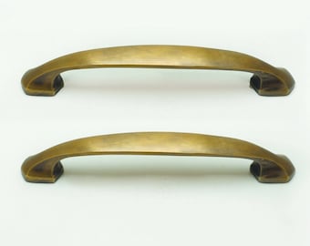 4.84" inches Vintage Solid Brass Bar Cabinet Handle Pulls - Set of 2