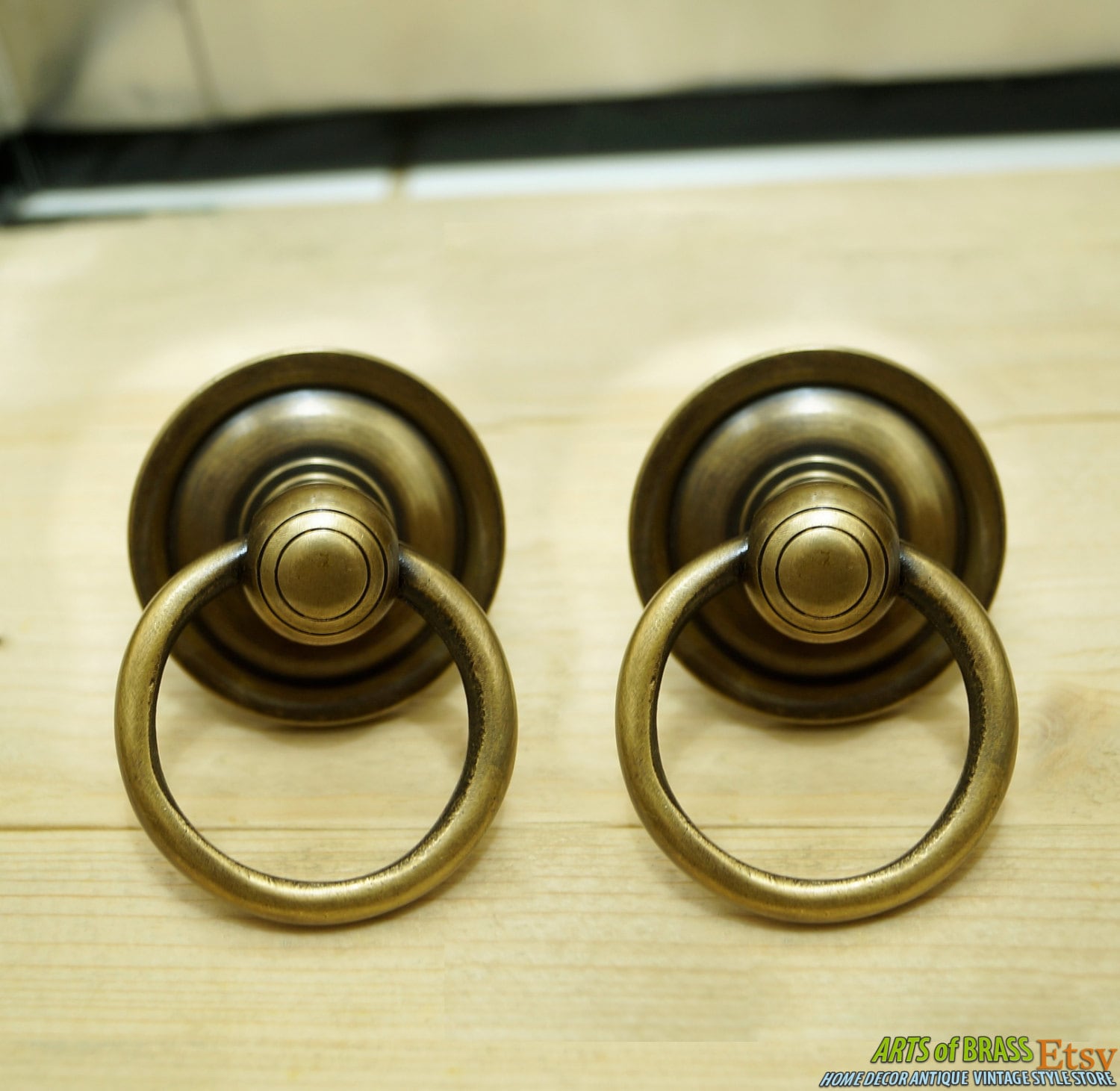 40mm Classic Inspiration Brass Ring Pull - Satin Bronze RLU-920240164