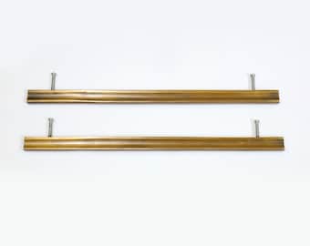 11.81" inches Lot of 2 pcs Vintage Retro Solid Bar Type Handle Solid Brass Cabinet Knob Pull Handle K025 300mm