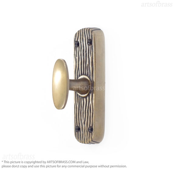Set Vintage Retro Classic Brass Cremone Espagnolette Bolt Latch Door Lock, Cabinet, Kitchen Door Lock