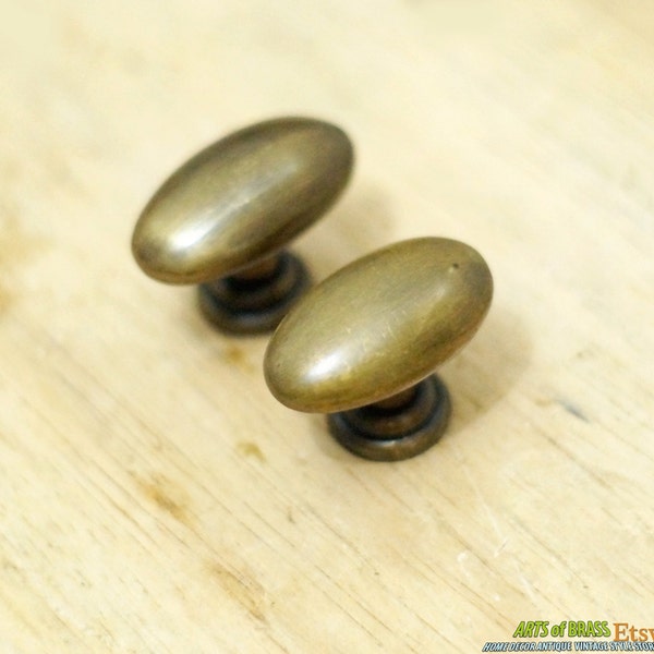 Antique Brass Knob Etsy