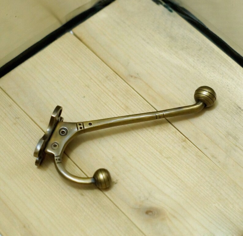 Lot of 2 Pcs Vintage HOOK BALL ROUND Strong Solid Brass Etsy UK