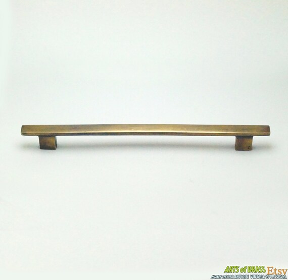 12.00" inches 1 pcs Long RETRO Vintage Smooth Full Solid Brass Closet Cabinet Antique Cabinet Door Drawer Pull C068