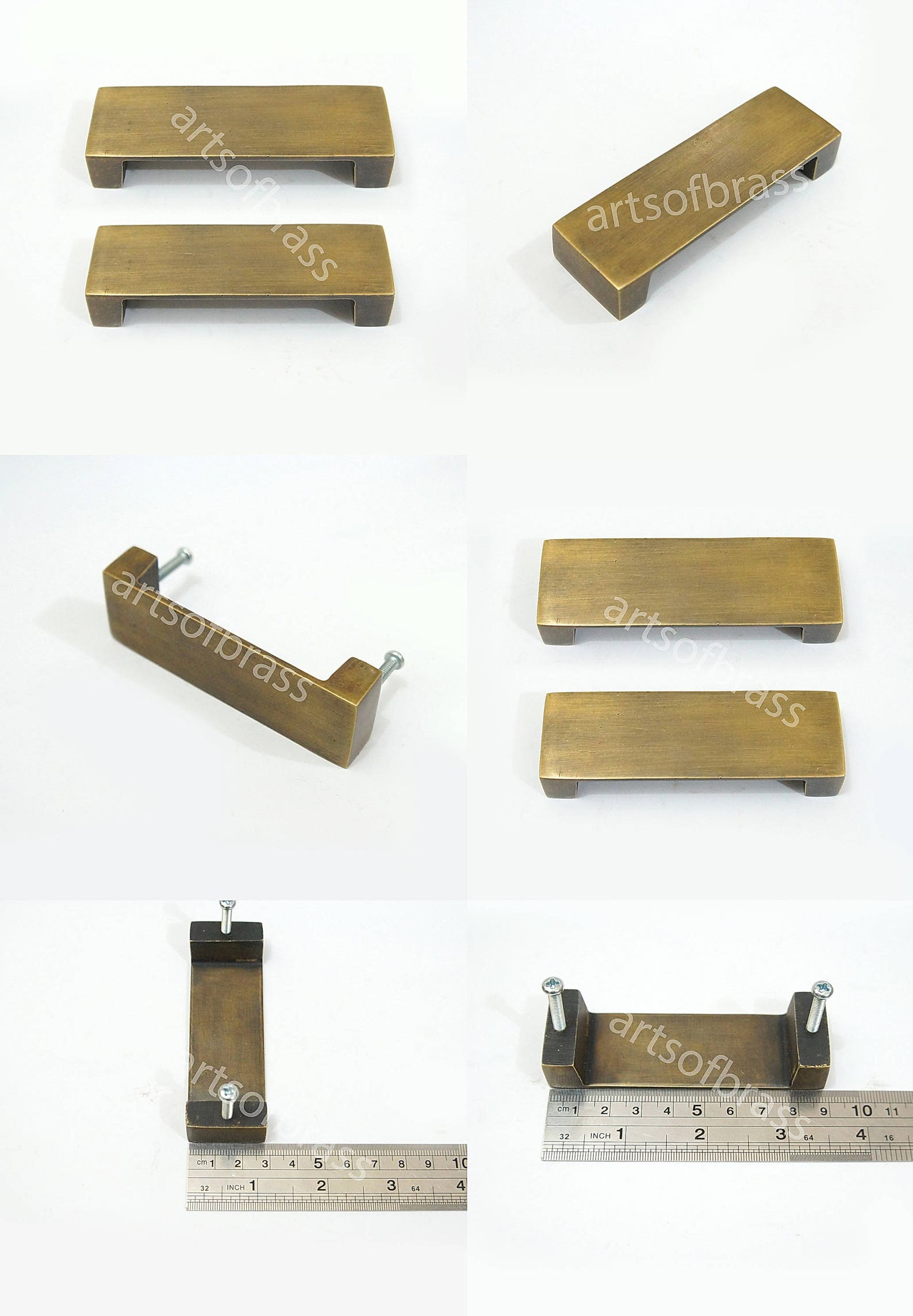 Vintage Retro T Bar Handle Solid Brass Closet Dresser Etsy