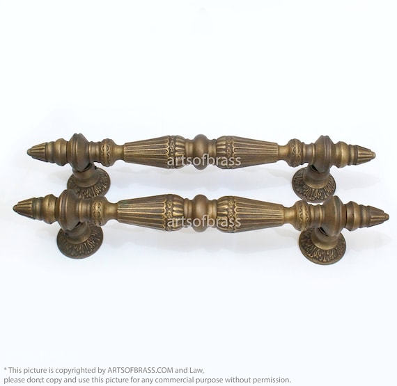 Vintage Brass Handle Lock – 4 Inch Decorative Chapras Handle For Doors, Drawers, & Wooden Boxes, Handcrafted Design