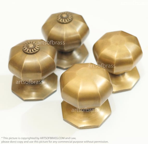 Variant 2 Vintage Retro Traditional Screen Door Handle Solid Brass Round Door Handle Pulls