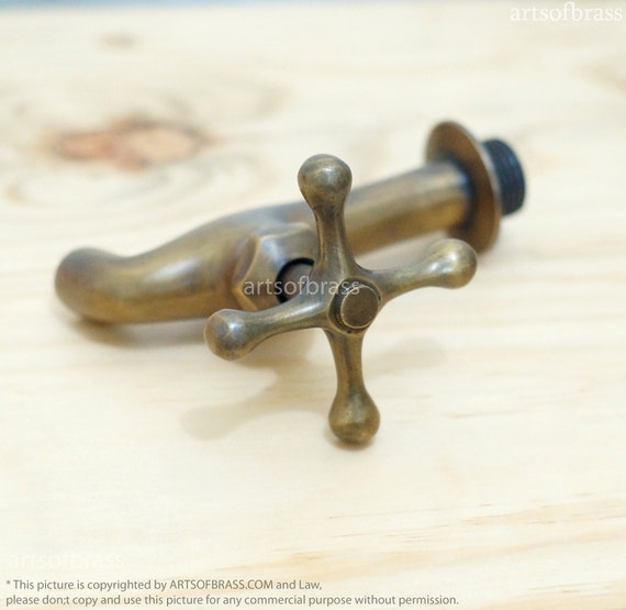 Grifo De Lavabo Retro. Grifo Mezclador De Baño Vintage, Acabado Cromado Plateado. | Leroy Merlin