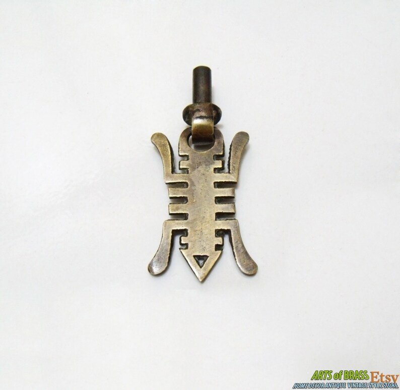Lot of 6 pcs Vintage STeamPunk Bug ANT Farm Antique Solid Brass Cabinet Handle Pull Vintage Cabinet Knob F.009