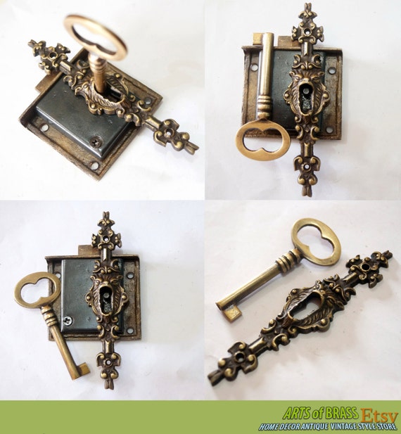 Skeleton key lock on sale set
