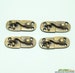 1.96' inches Lot of 4 pcs BOX Drawer Cabinet Door LATCH Joint Hook Antique Vintage Solid Brass Lock W057 