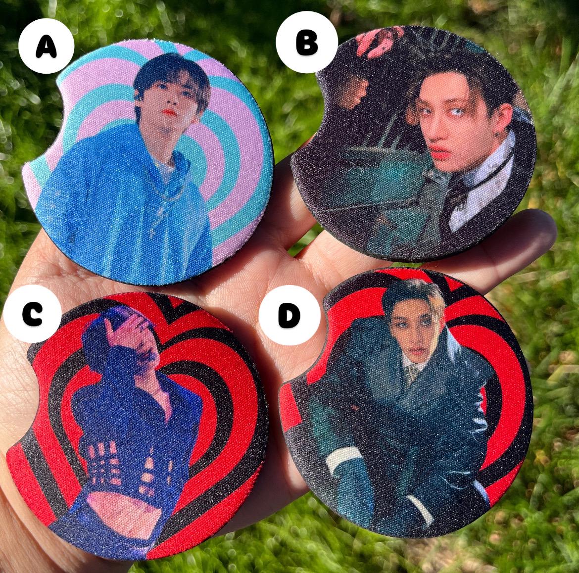 stray kids car coasters