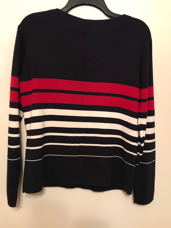 Talbots Striped Nautical Sweater