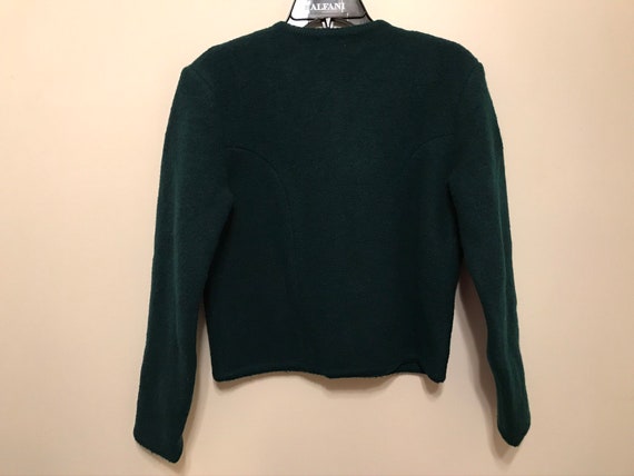 Talbots Fitted Forest Green Jacket - image 3