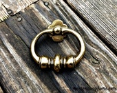 Gold Ring Pulls Brass Drawer Pulls Vintage Drawer Pulls KBC Gold Dresser Drawer Pulls Handles Cabinet Pulls Stationary Cabinet Pulls
