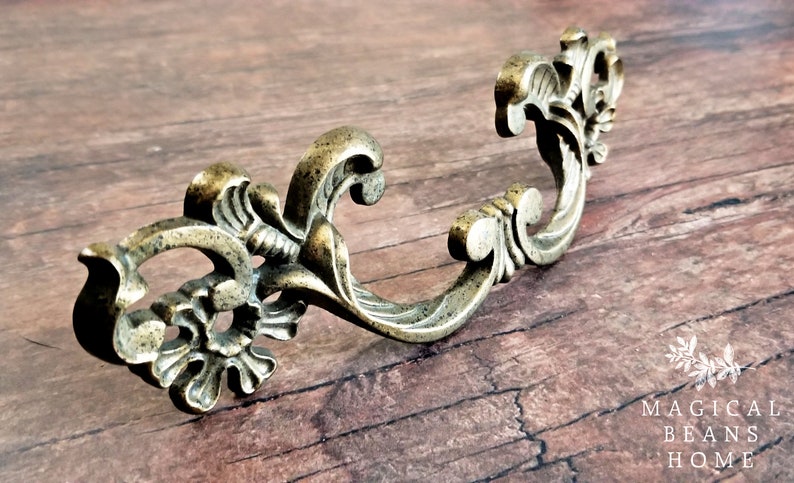Antiqued Brass Drawer Pulls Kbc French Furniture Pulls French