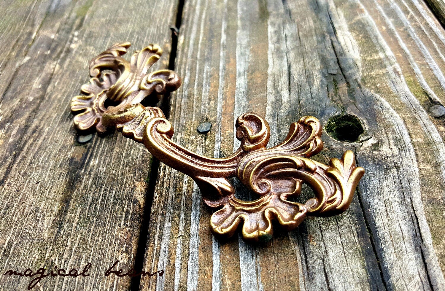 Brass Drawer Pull French Antique Furniture Pulls French Etsy