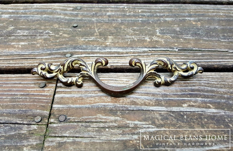 French Provincial Drawer Pulls Vintage Decor Decorative Image 0