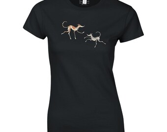 Classic Womens Crewneck T-shirt - Gray Buddies