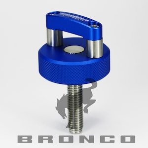 Ford Bronco Hard Top Thumbscrews, Designed in California, Gift for him, Bronco, Bronco Gifts,  Quality USA Design, 8 Set Aluminum