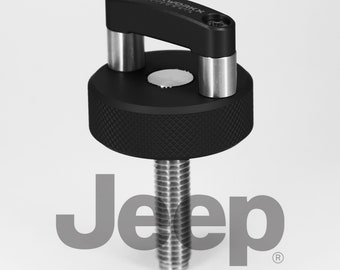 Jeep Hard Top Quick Removal Thumb Screws: Billet Aluminum D-Ring (6-Piece Set)