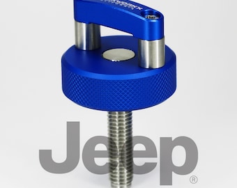 Jeep Hard Top Quick Removal Thumb Screws: Billet Aluminum D-Ring (6-Piece Set)