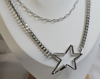 Double  STRAND  STAR Necklace