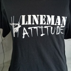 Lineman Attitude Apparel 65/35 Tee Shirt NEXT LEVEL image 2