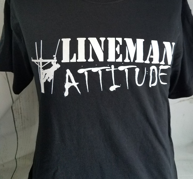 Lineman Attitude Apparel 65/35 Tee Shirt NEXT LEVEL image 2