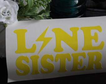 LINE SISTER Decal