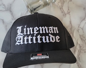 OLD ENGLISH STYLE Lineman Attitude Cap Richardson