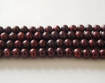 8mm FW Pearl Rounds Maroon