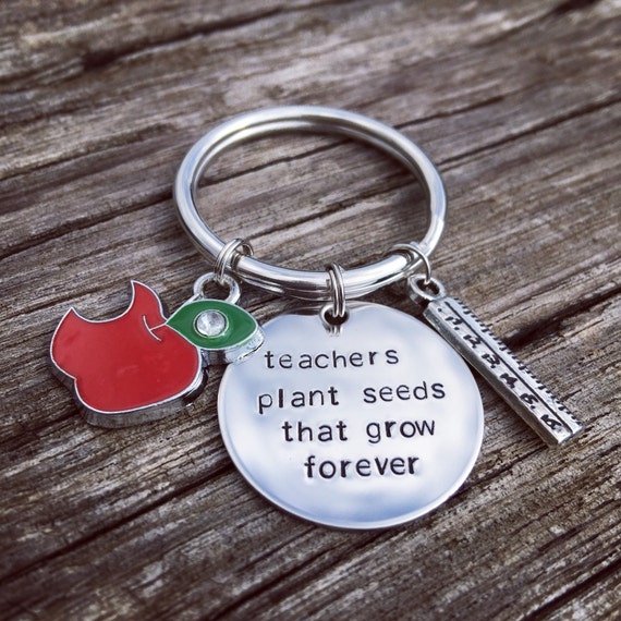 teacher keychain | Etsy