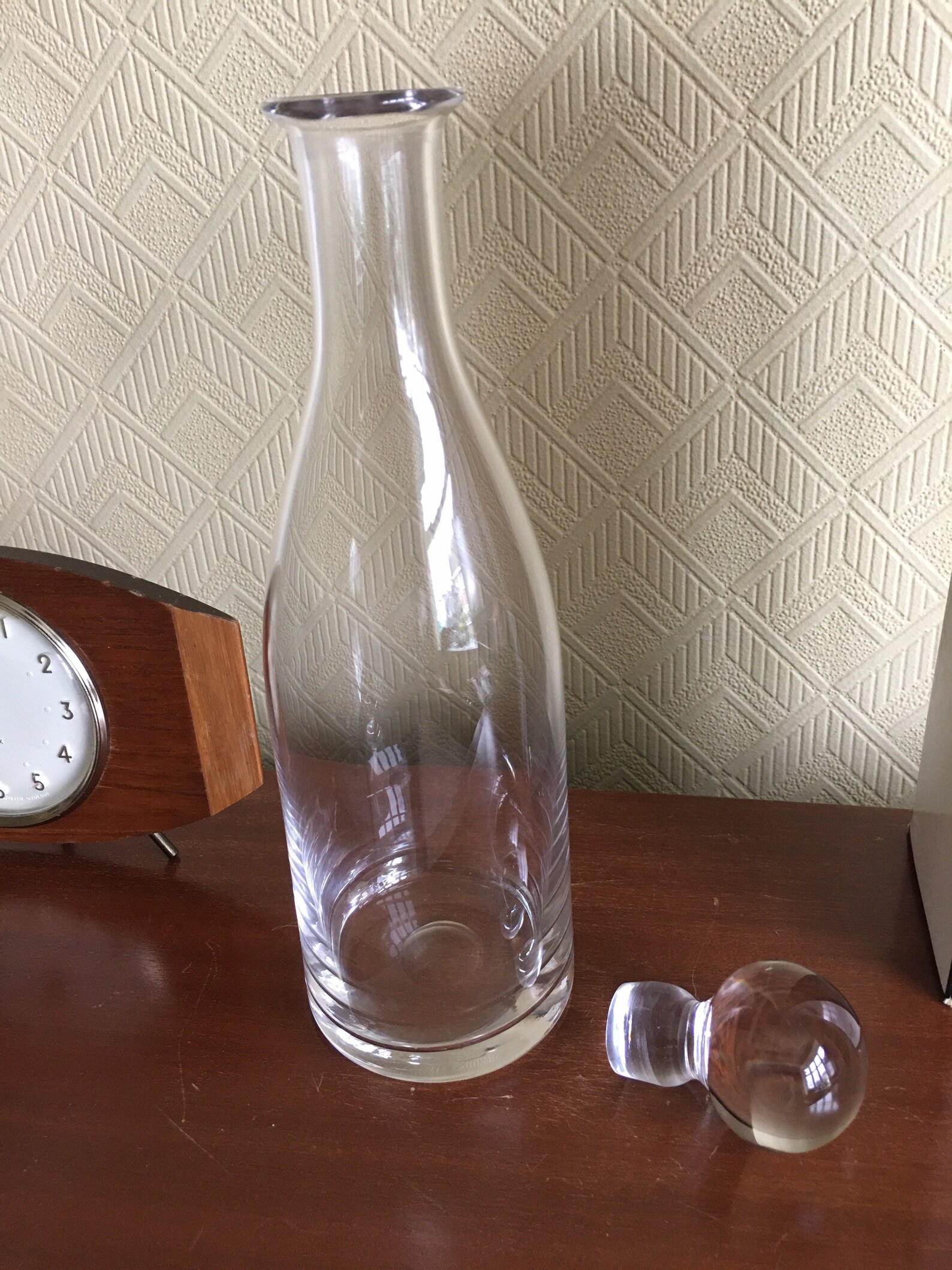 Wedgwood Crystal Glass Gaston Decanter Made in England Etsy.de