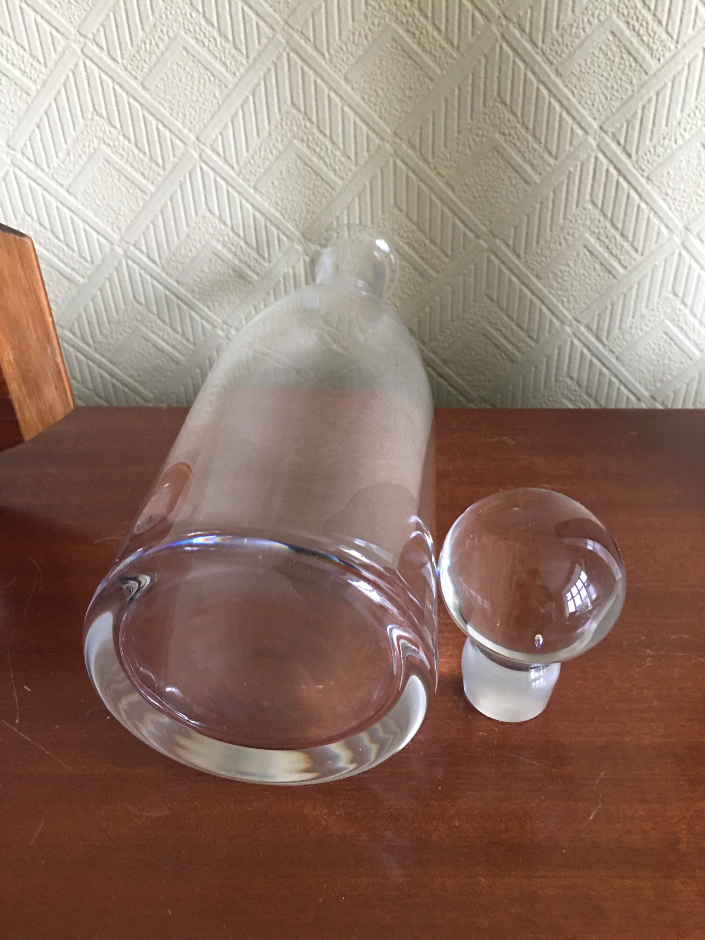 Wedgwood Crystal Glass Gaston Decanter Made in England Etsy