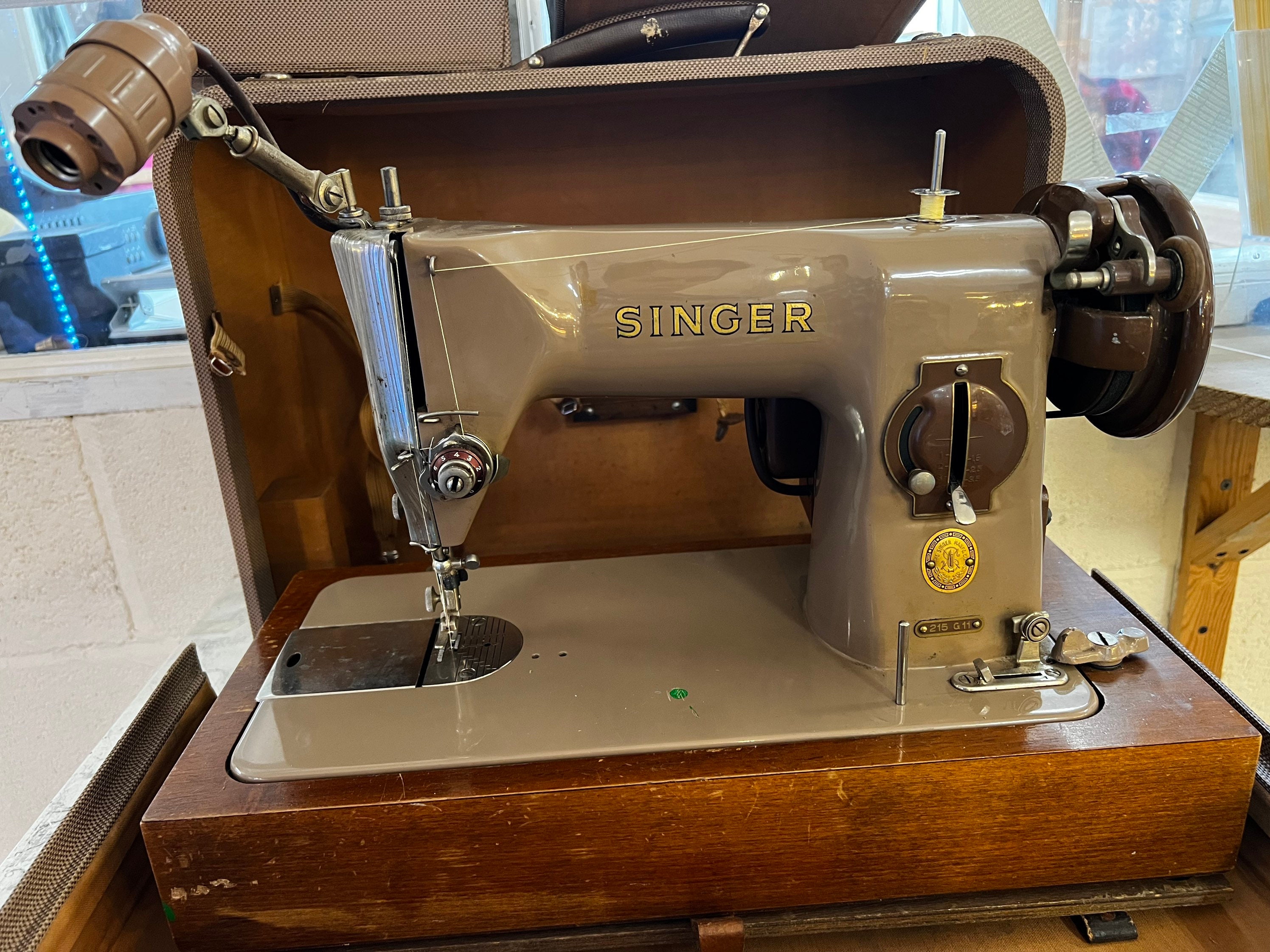 Singer 215G Sewing Machine Industrial Heavy Duty Zig Zag Sail Etsy UK